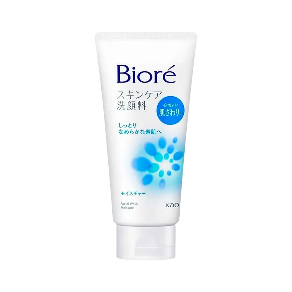 Biore Sabonete Liquido Facial Wash Moisture 130gr — foto do produto em fundo branco