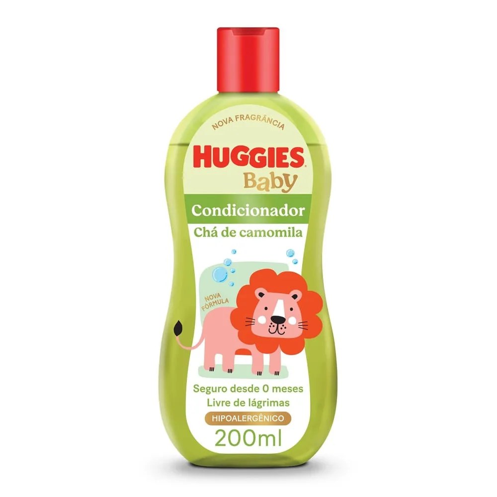 Condicionador Huggies Camomila 200ml — foto do produto em fundo branco