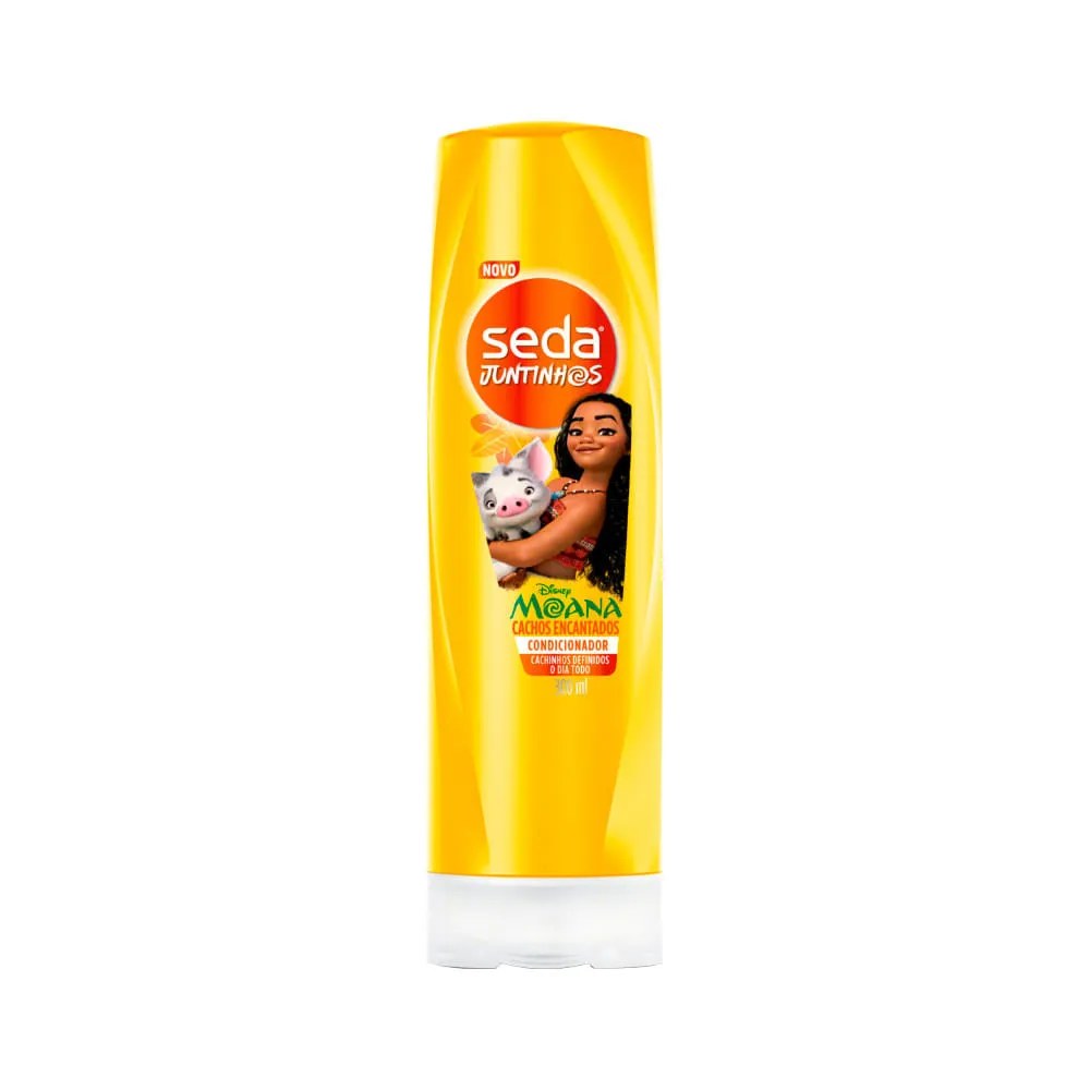 Condicionador Seda Juntinhos 300ml Moana Cachos — foto do produto em fundo branco