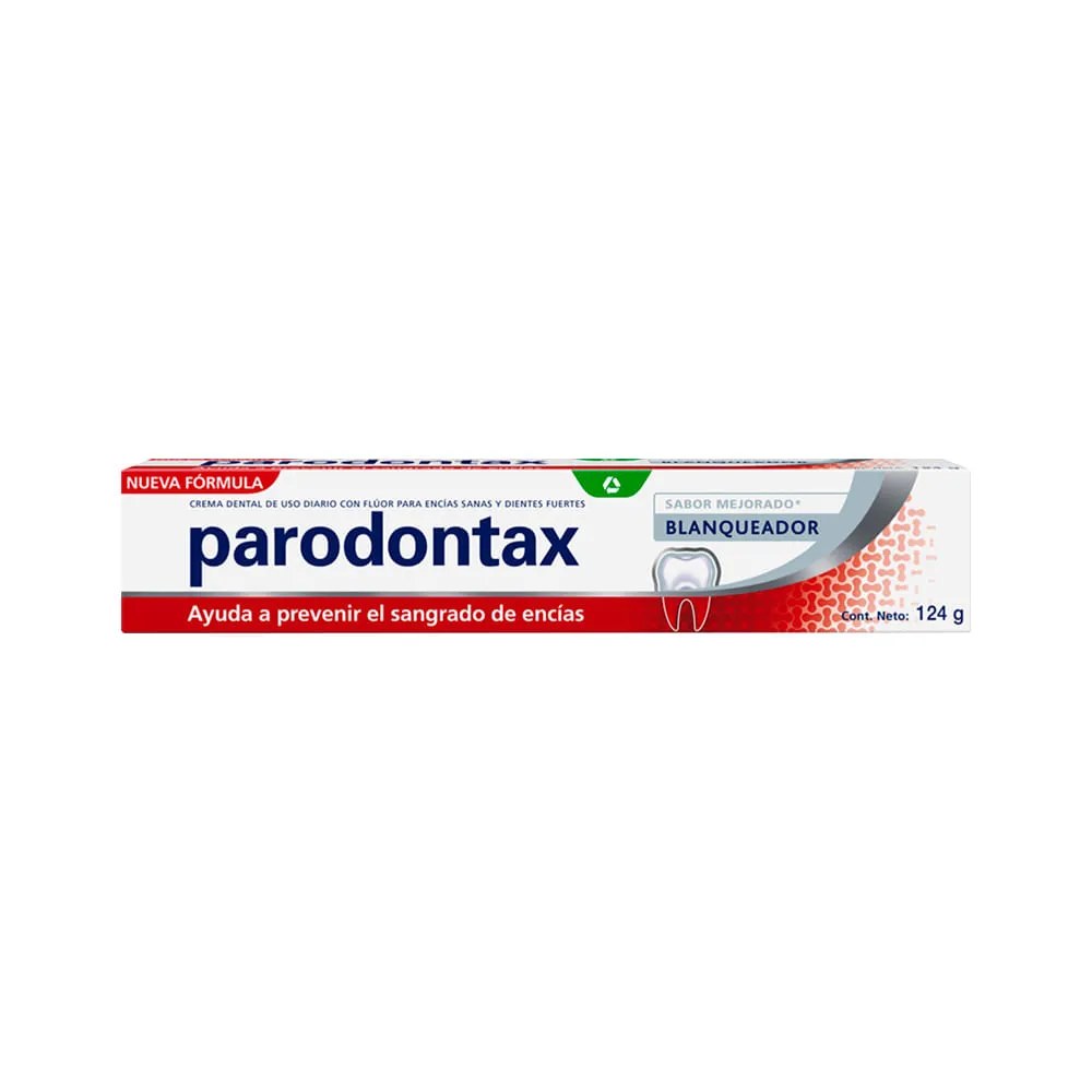 Creme Dental Parodontax Branqueador 124gr — foto do produto em fundo branco