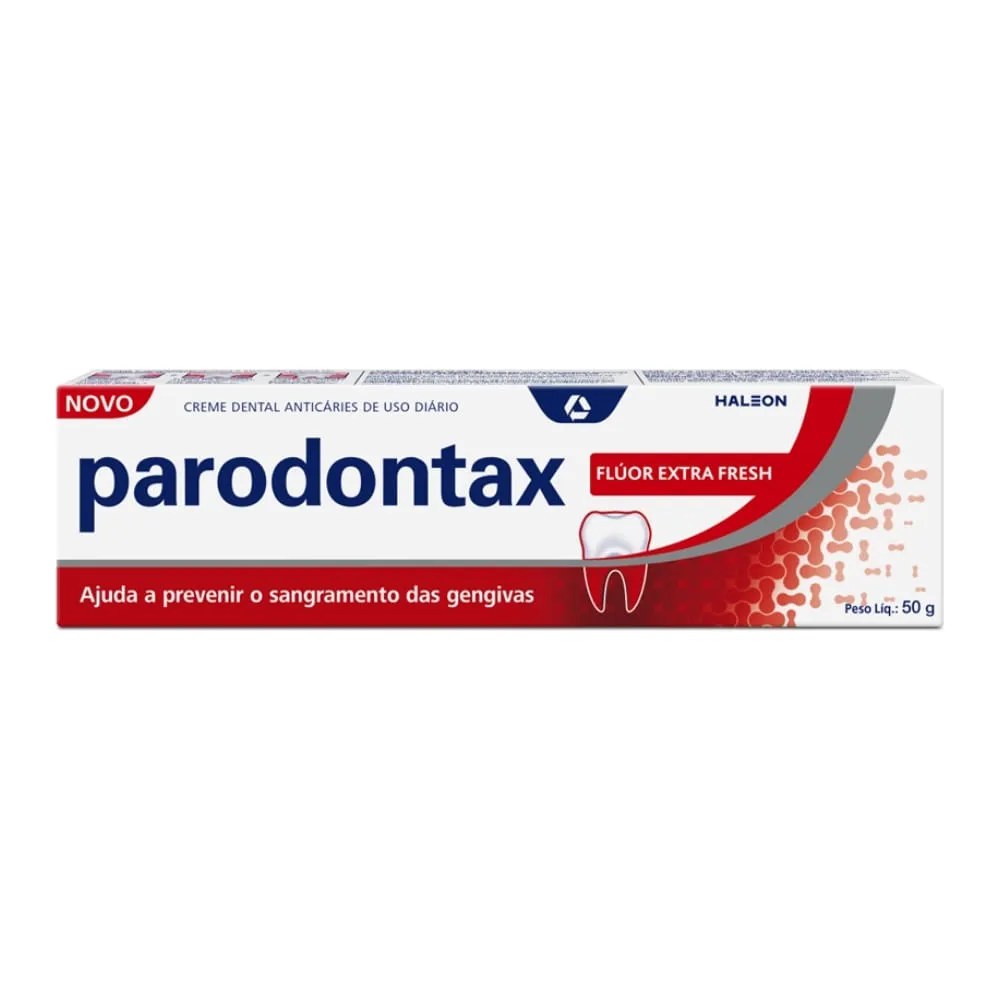 Creme Dental Parodontax Flúor Extra Fresh 50g — foto do produto em fundo branco