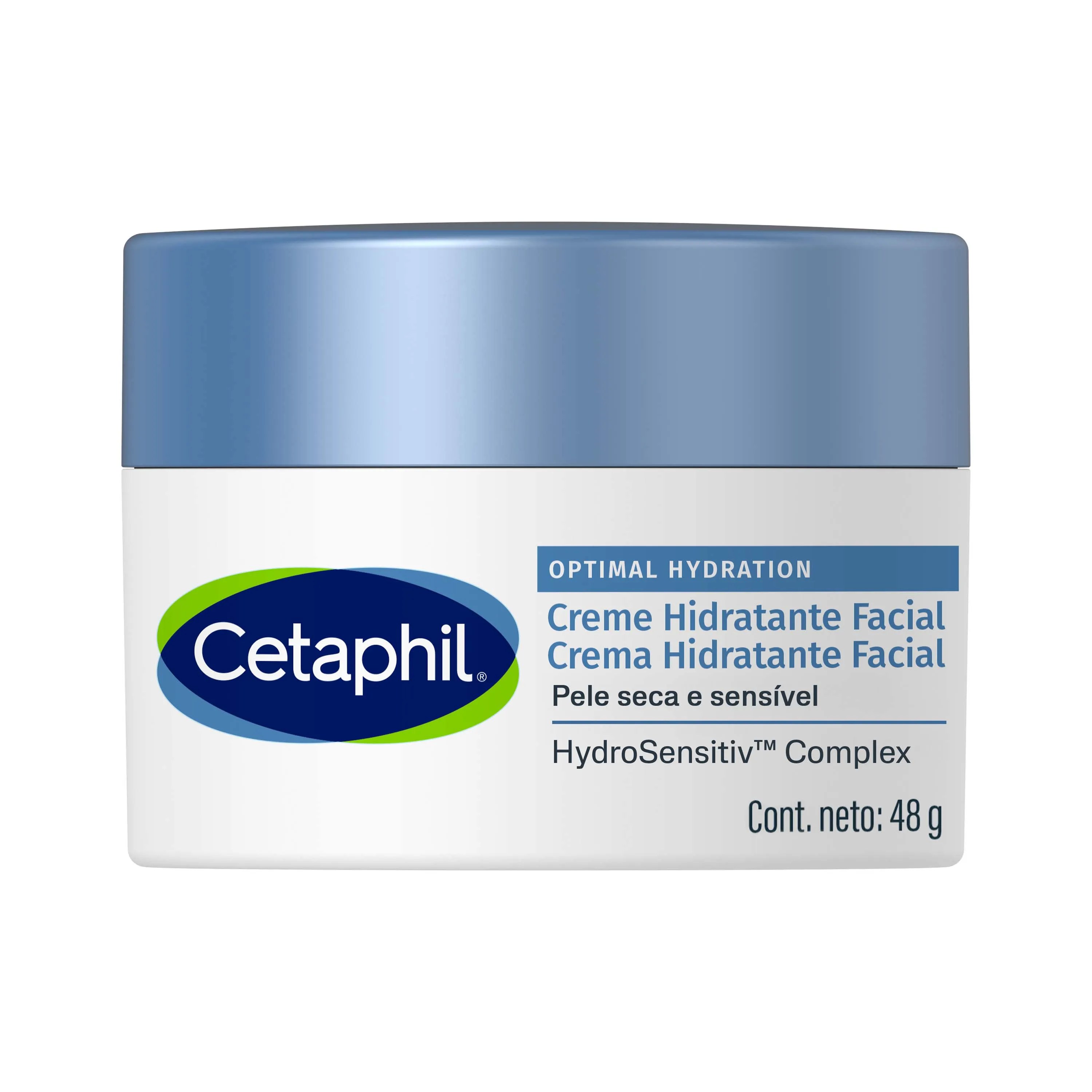 Creme Hidratante Para O Rosto Cetaphil Optimal Hydration 48gr — foto do produto em fundo branco