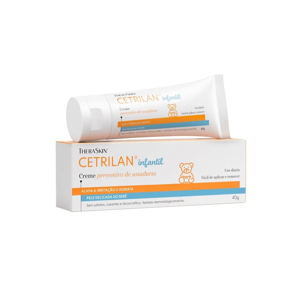 Creme Para Assaduras Cetrilan 40g — foto do produto em fundo branco