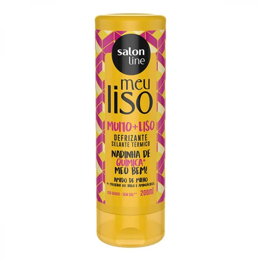 Defrizante Salon Line Meu Liso Muito + Liso 200ml — foto do produto em fundo branco