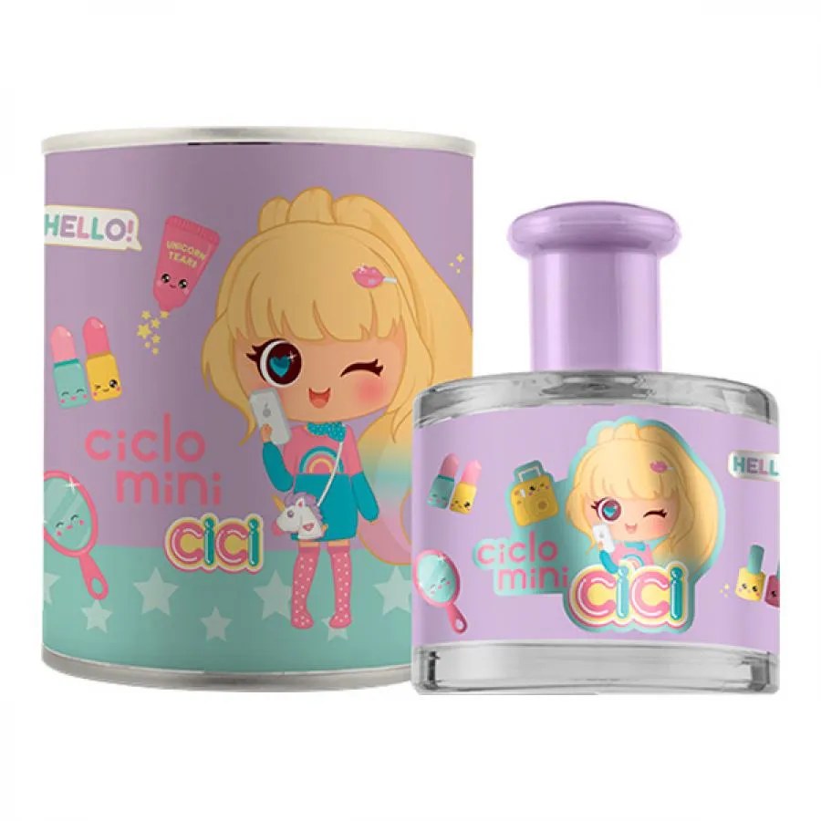 Deo Colônia Ciclo Mini Cici 100ml — foto do produto em fundo branco
