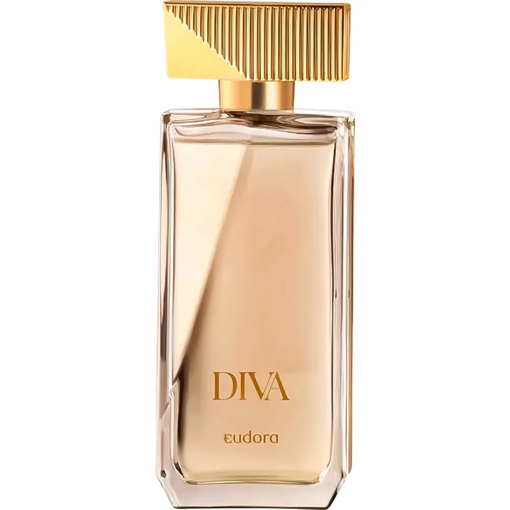 Deo Colonia Feminina Eudora Diva 100ml — foto do produto em fundo branco