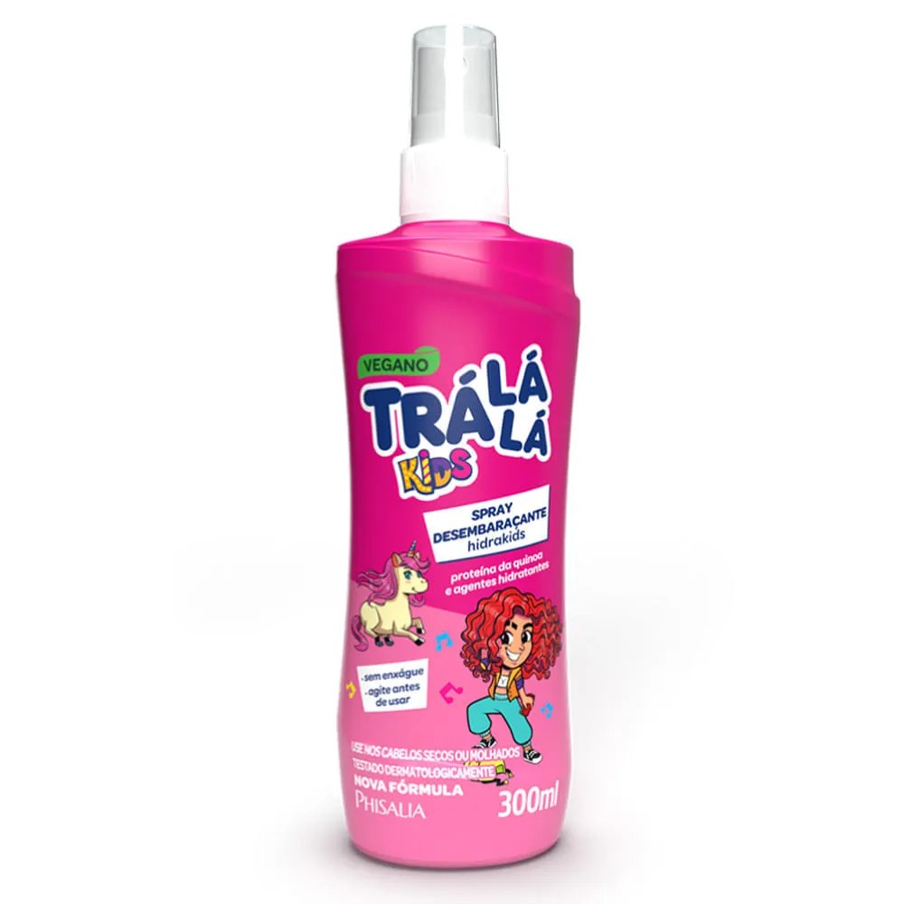 Desembaracante Tra La La Kids 300ml Spray — foto do produto em fundo branco
