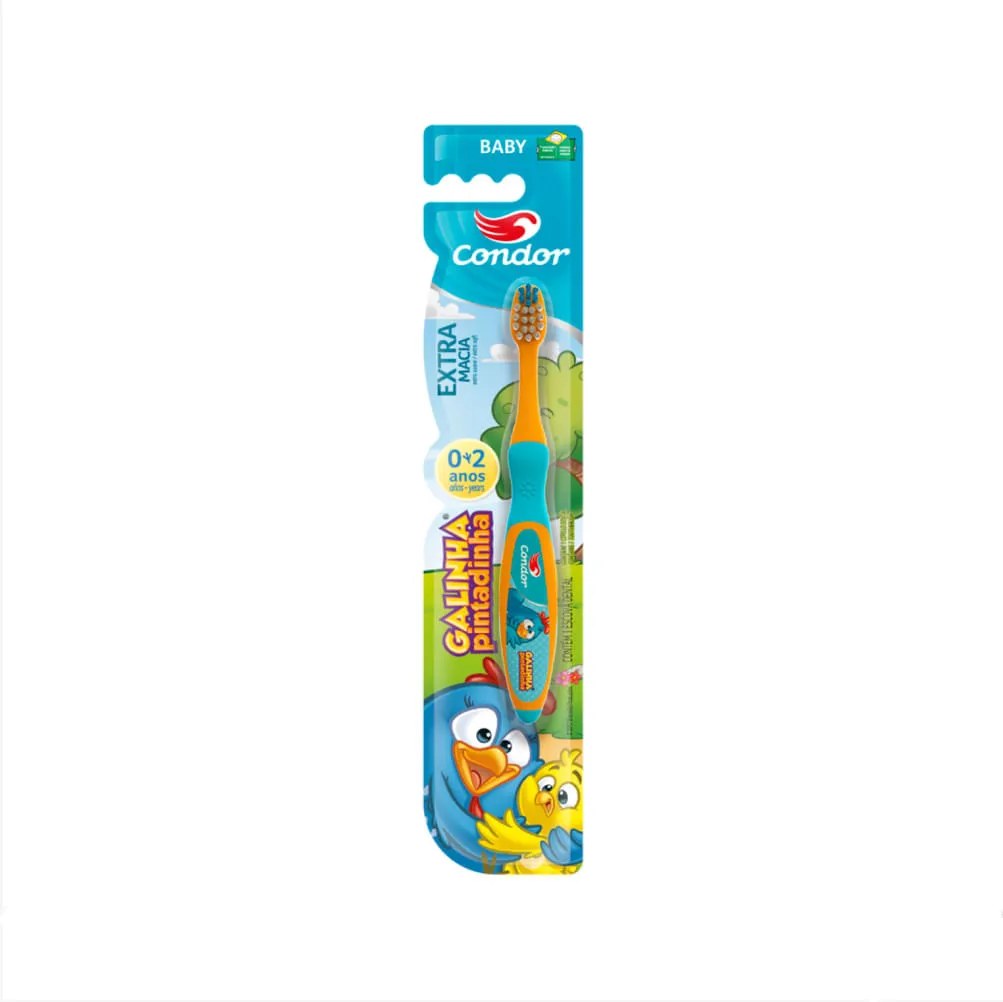 Escova Dental Condor Galinha Pintadinha — foto do produto em fundo branco