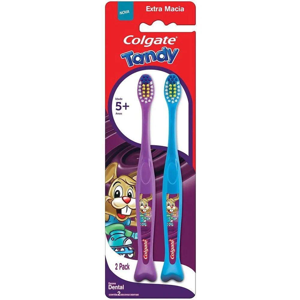 Escova Dental Tandy 2 Unidades — foto do produto em fundo branco