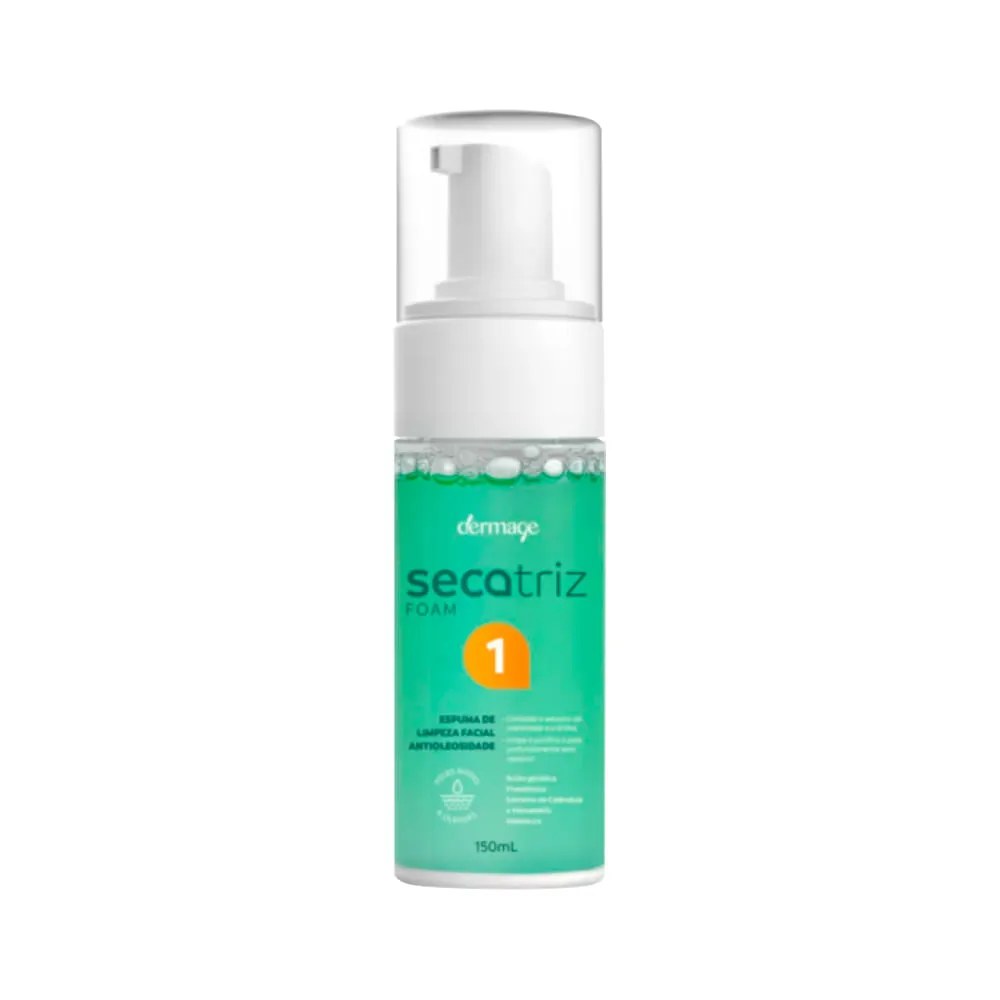 Espuma De Limpeza Facial Dermage Secatriz Foam 150ml — foto do produto em fundo branco