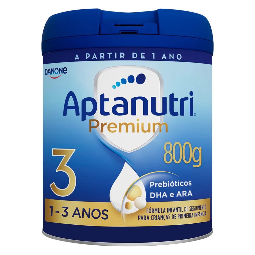 Fórmula Infantil Aptanutri Premium 3 Danone 800g — foto do produto em fundo branco