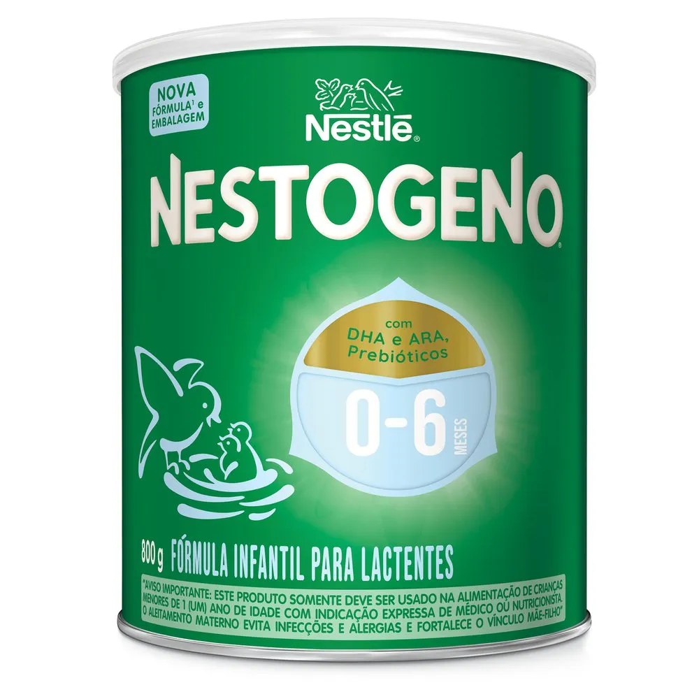 Fórmula Infantil Nestogeno 0 A 6 Meses 800g — foto do produto em fundo branco