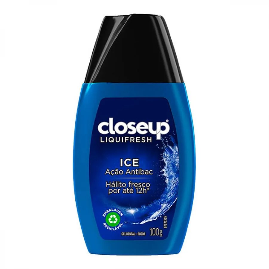 Gel Dental Closeup Liquifresh Ice 100g — foto do produto em fundo branco