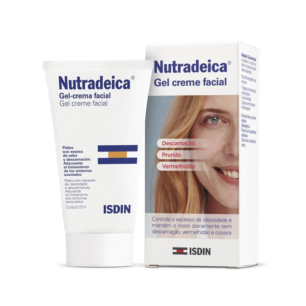 Isdin Nutradeica Facial 50ml — foto do produto em fundo branco