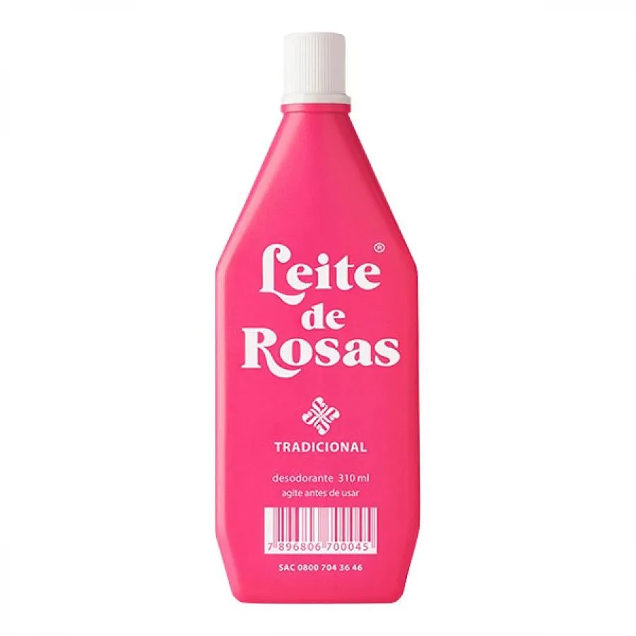 Leite De Rosas Tradicional 310ml — foto do produto em fundo branco