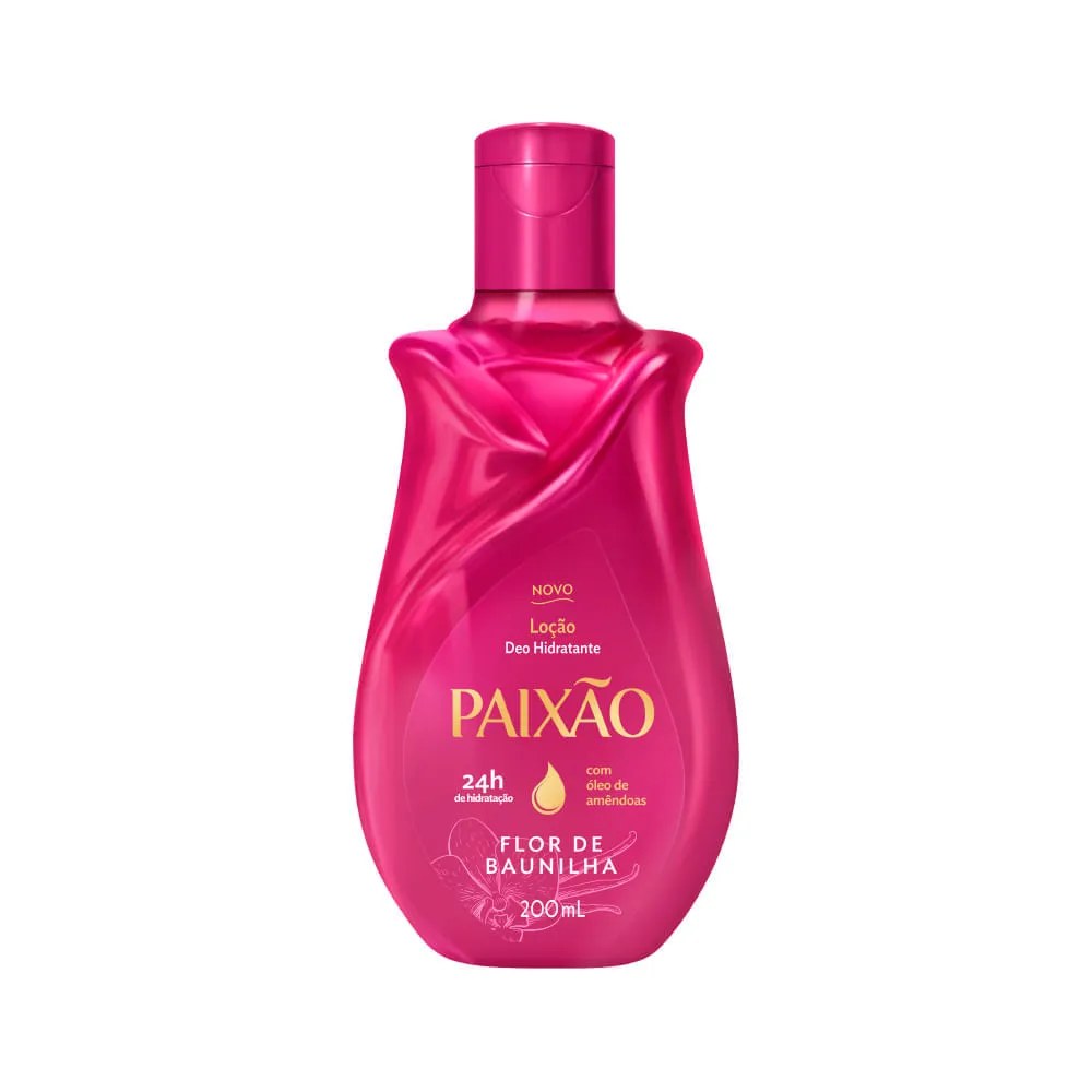 Locao Paixao 200ml Flor De Baunilha — foto do produto em fundo branco