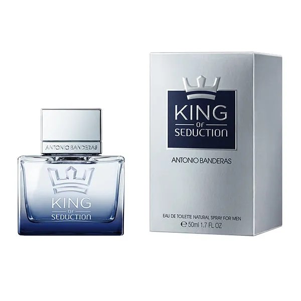 Perfume Antonio Banderas King Of Seduction 50ml Edt — foto do produto em fundo branco