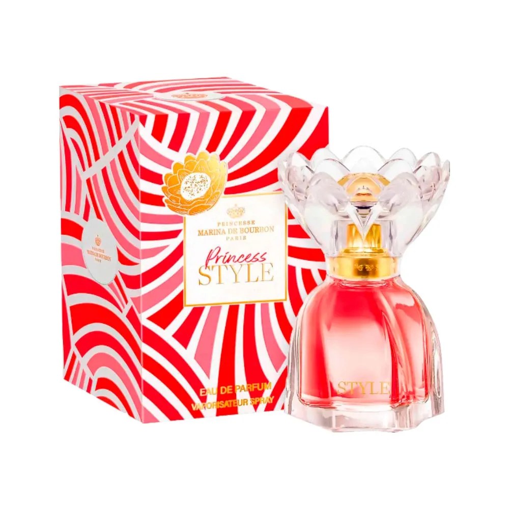 Perfume Feminino Marina De Bourbon Princess Style 50ml Edp — foto do produto em fundo branco