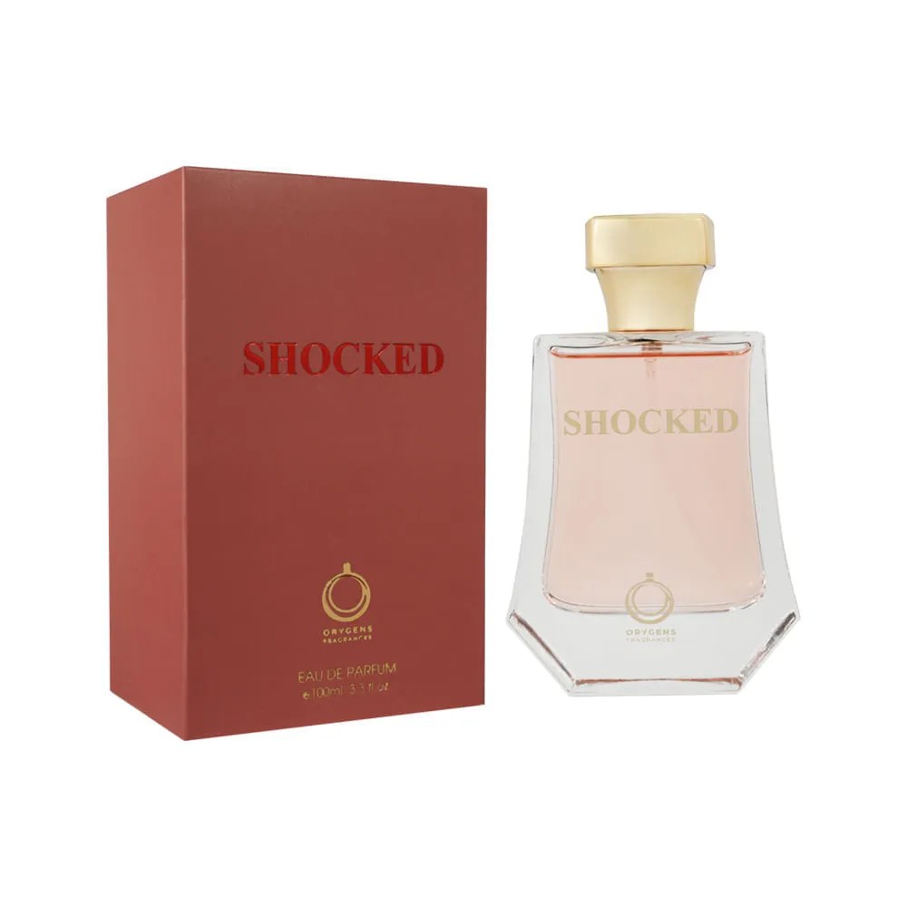 Perfume Feminino Orygens Shocked Edp 100ml — foto do produto em fundo branco