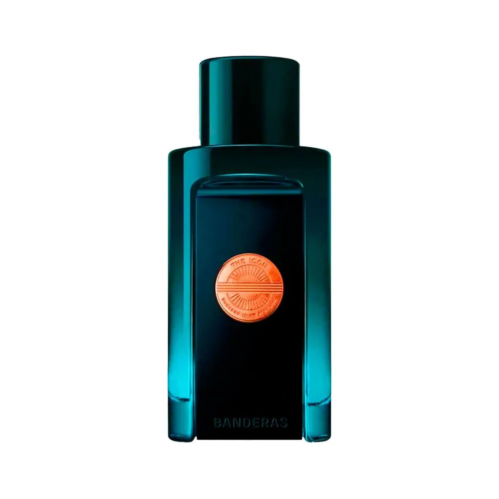 Perfume Masculino Antonio Banderas The Icon Attitude 100ml Edp — foto do produto em fundo branco