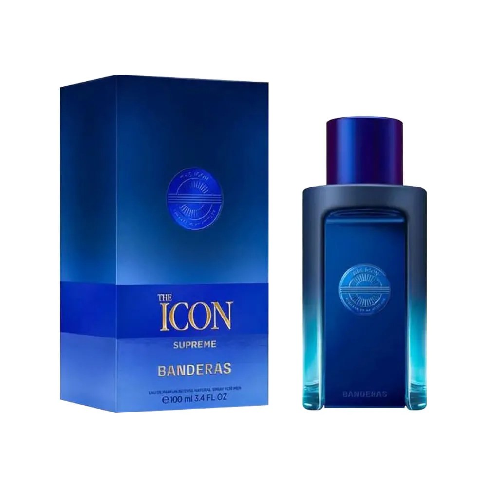 Perfume Masculino Banderas The Icon Supreme Edp 100ml — foto do produto em fundo branco