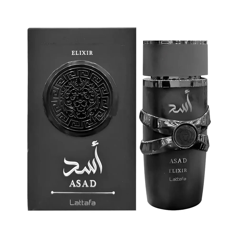 Perfume Masculino Lattafa Asad Elixir Edp 100ml — foto do produto em fundo branco