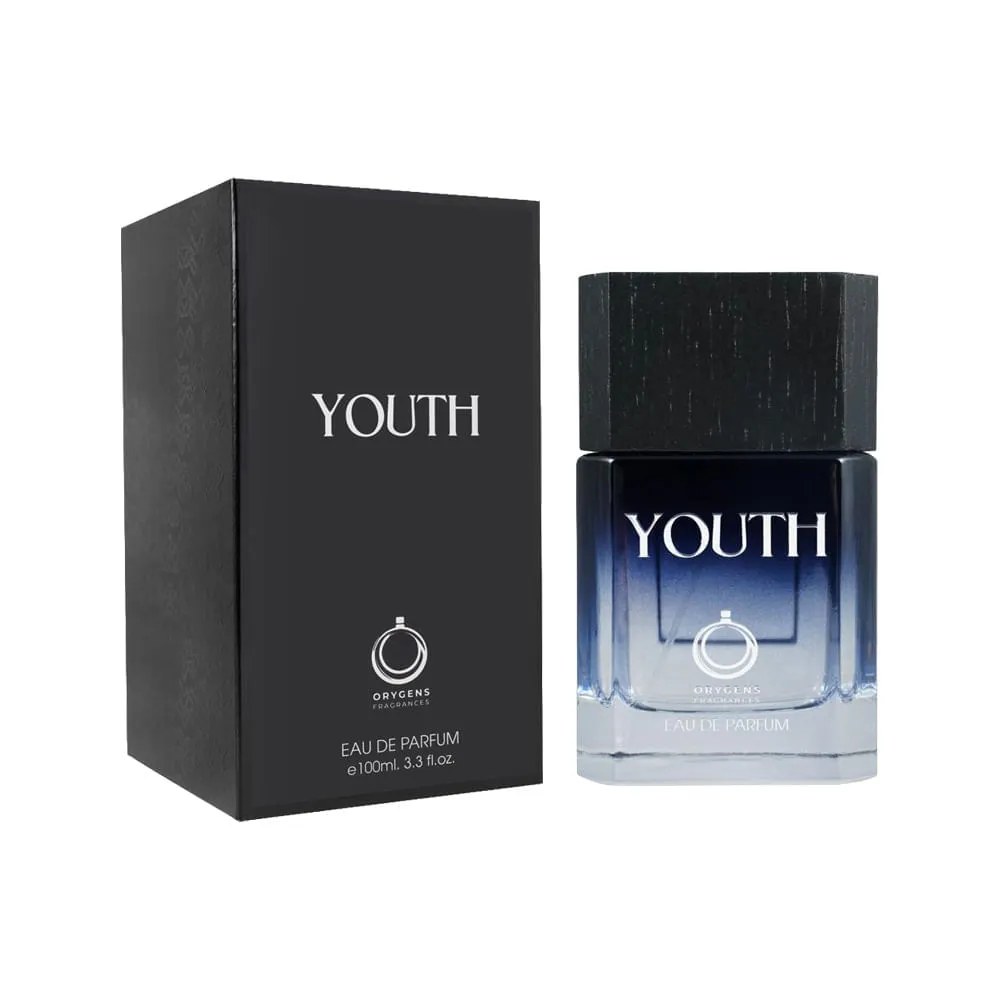 Perfume Masculino Orygens Youth Edp 100ml — foto do produto em fundo branco