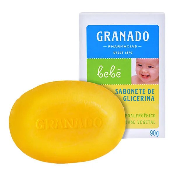 Sabonete Em Barra Granado Bebê 90g — foto do produto em fundo branco