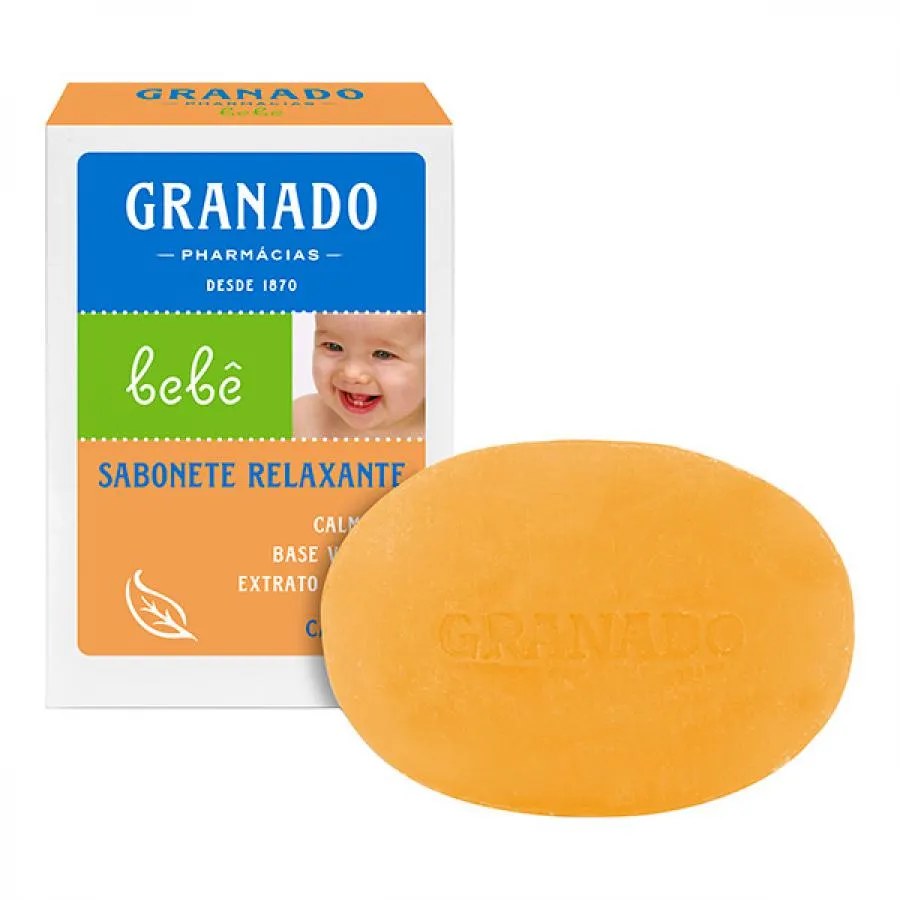 Sabonete Em Barra Granado Bebê Camomila 90g — foto do produto em fundo branco