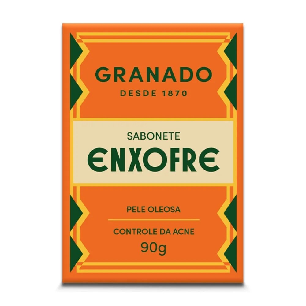 Sabonete Granado Enxofre 90g — foto do produto em fundo branco