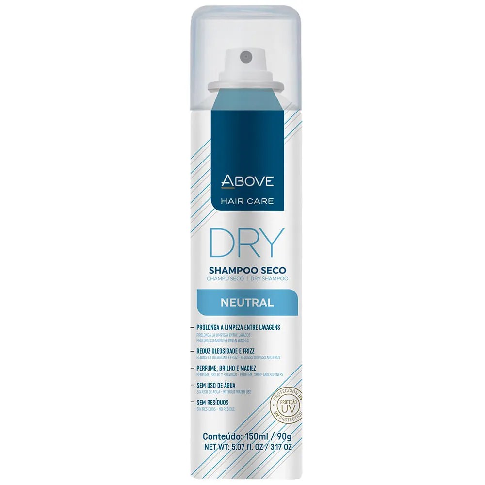 Shampoo Above Seco Dry 150ml Neutral — foto do produto em fundo branco