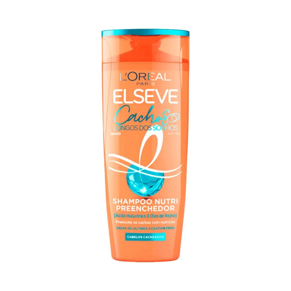 Shampoo Elseve 200ml Cachos Longos Dos Sonhos — foto do produto em fundo branco