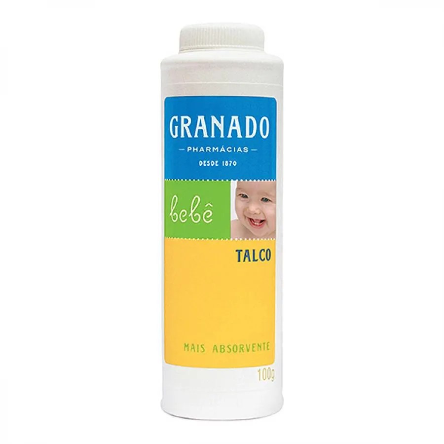 Talco Granado Bebê 100g — foto do produto em fundo branco