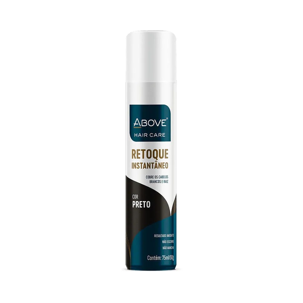 Tintura Above Retoque Instantaneo 75ml Preto — foto do produto em fundo branco