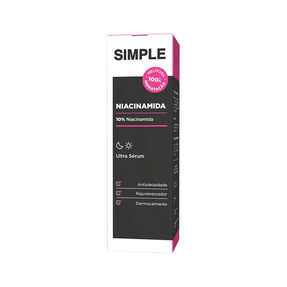 Ultra Serum Simple Niacinamida 30ml — foto do produto em fundo branco